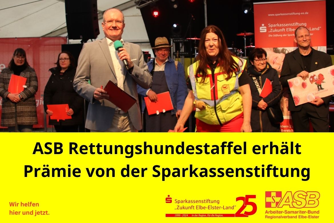 1000€ von der Sparkassenstiftung 