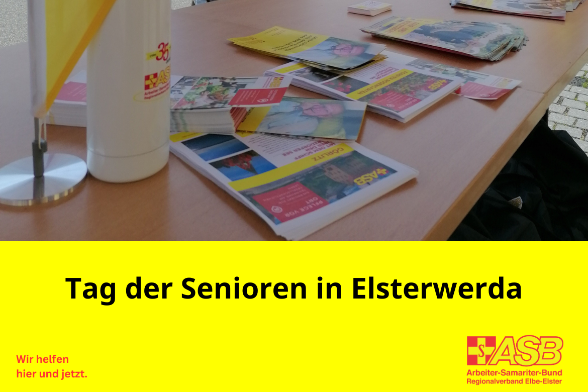 Wir stellen uns beim Tag der Senioren vor